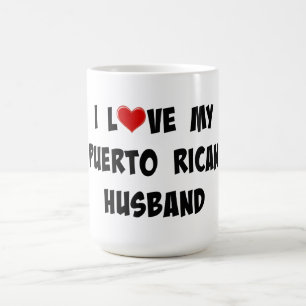 I Love My Puerto Rican Husband Coffee Mug