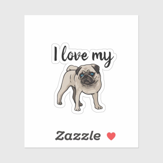 I Love My Pug (Sheet)