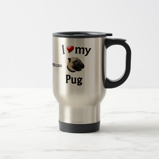 I Love My Pug Mug (Right)