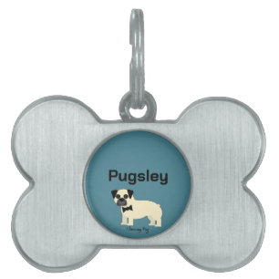 I love my Pug Pet ID Tag