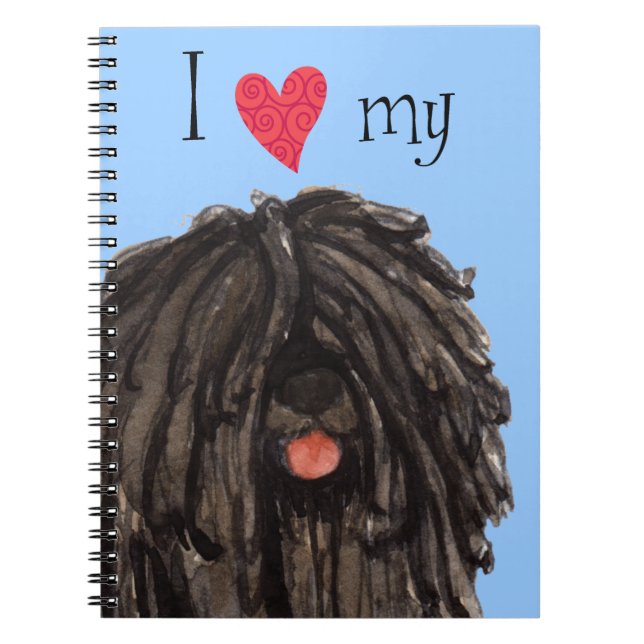I Love my Puli Notebook (Front)