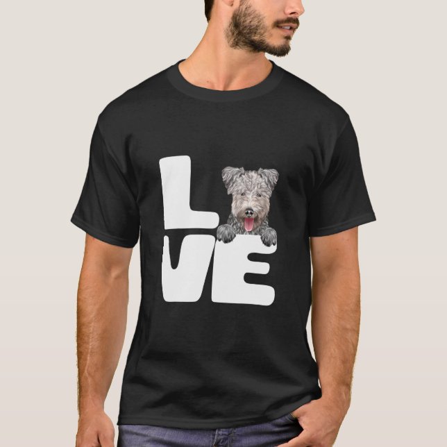 I Love My Pumi Dog  T-Shirt (Front)