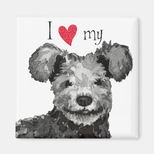 I Love my Pumi Magnet