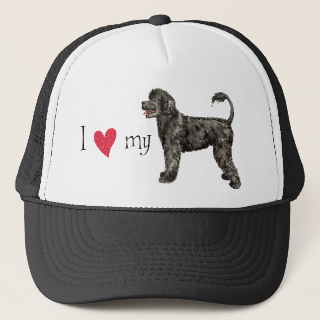 I Love my PWD Trucker Hat (Front)