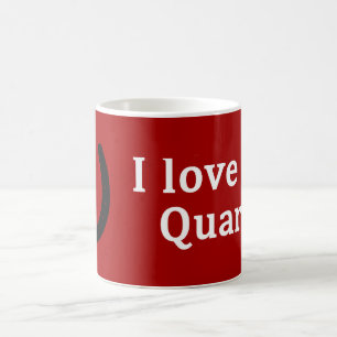 I Love My Quarab Horse Coffee Mug