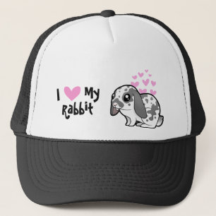 I Love My Rabbit (floppy ear smooth hair) Trucker Hat