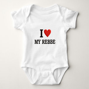 I love My Rebbe Baby Bodysuit