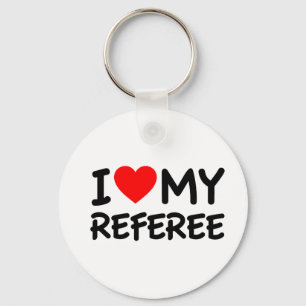 I love my referee key ring