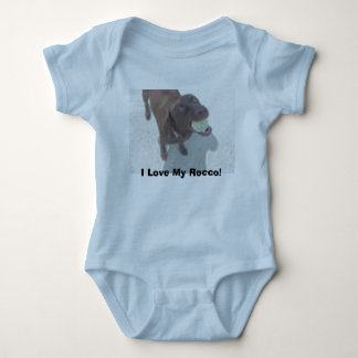 I Love My Rocco! Baby Bodysuit