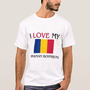 I Love My Romanian Boyfriend T-Shirt