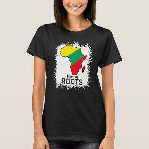 I Love My Roots Back Powerful History Month Pride T-Shirt