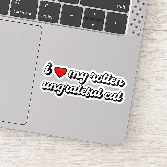 I Love My Rotten Ungrateful Cat (Detail)