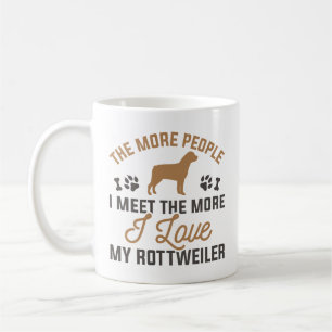 I Love My Rottweiler Coffee Mug