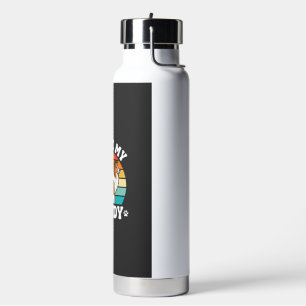I Love My Rowdy Sheltie Retro Dog Water Bottle