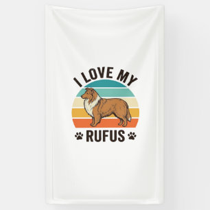 I Love My Rufus Vintage Dog Design_1 Banner