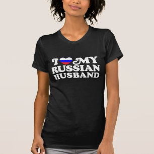 I Love My Russian Husband T-Shirt