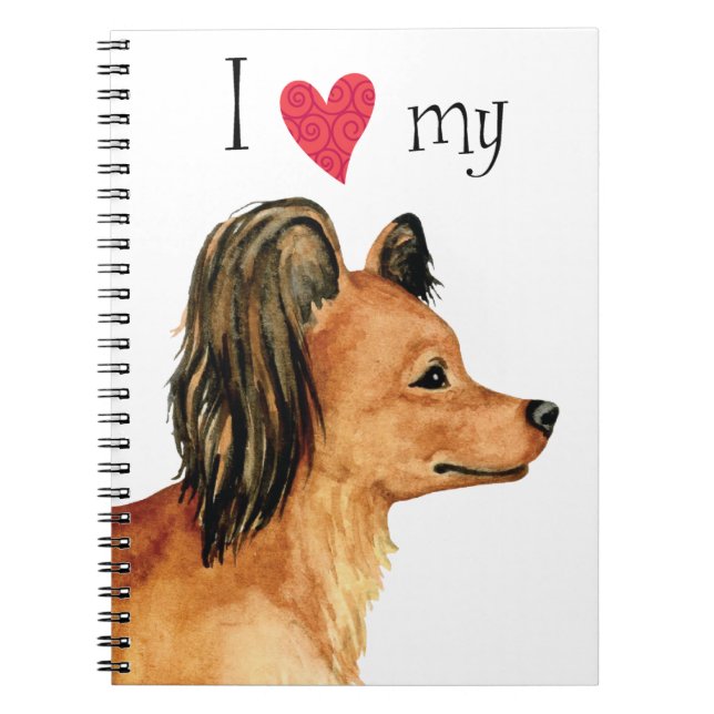 I Love my Russian Toy Notebook (Front)