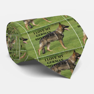 I love my sable german shepherd tie