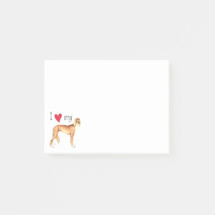 I Love my Saluki Post-it Notes