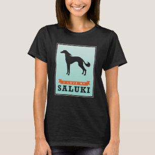 I Love My Saluki Shirt