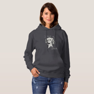 I love my saluki white hoodie