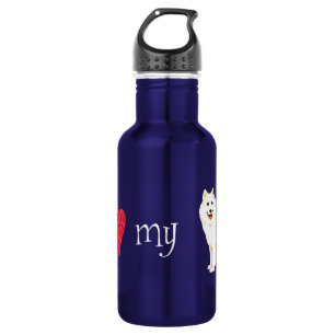 I Love my Samoyed 532 Ml Water Bottle