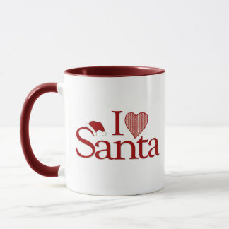 I Love My Santa Mug