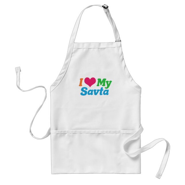 I Love My Savta Standard Apron (Front)