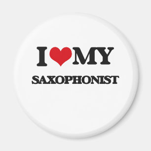 I love my Saxophonist Magnet