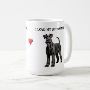 I Love My Schnauzer Coffee Mug