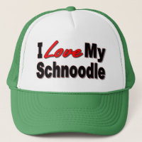 I Love My Schnoodle Dog Gifts and Apparel