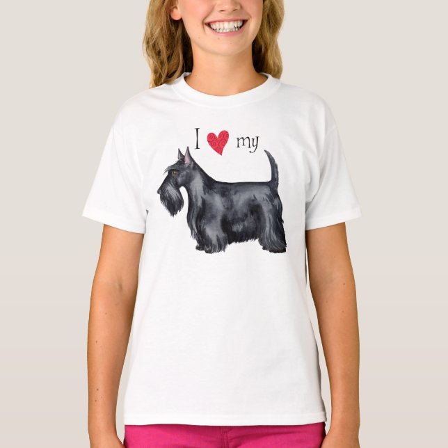 I Love my Scottie T-Shirt (Front)
