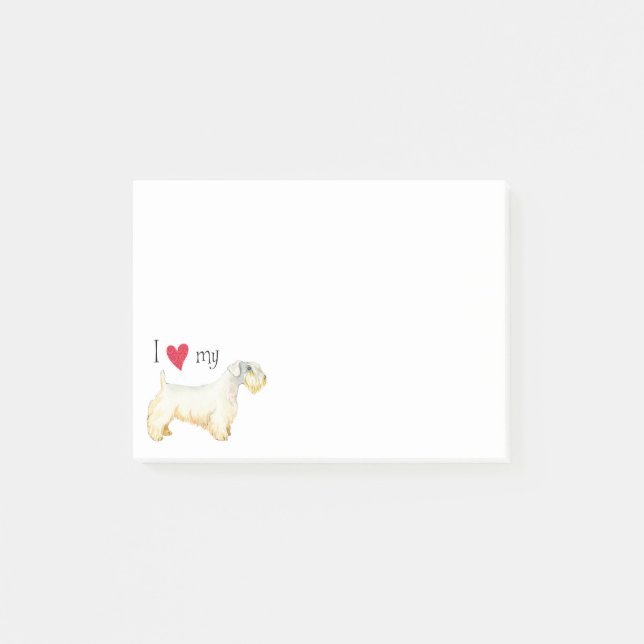 I Love my Sealyham Terrier Post-it Notes (Front)