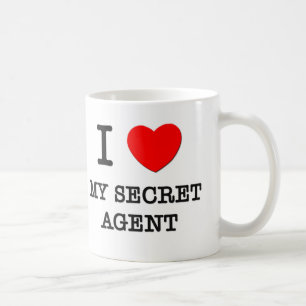 I Love My Secret Agent Coffee Mug