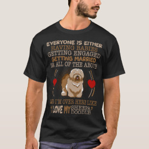 I Love My Sheepadoodle Pet Lovers Gift T-Shirt