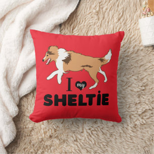 I Love my Sheltie Shetland Sheepdog Cushion