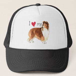 I Love my Sheltie Trucker Hat