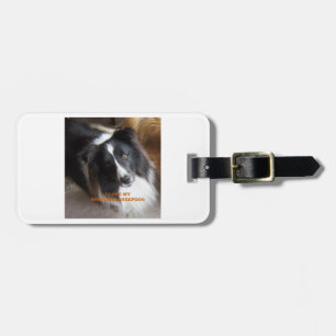 I Love My Shetland Sheepdog Luggage Tag