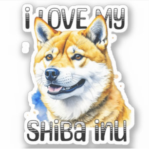 I Love My Shiba Inu Dog Owner
