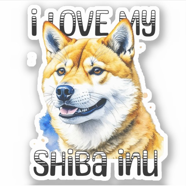 I Love My Shiba Inu | Dog Owner  (Front)