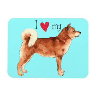 I Love my Shiba Inu Magnet