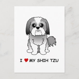 I love my Shih Tzu Post Card