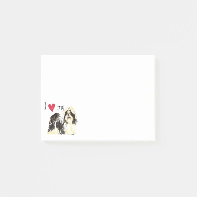 I Love my Shih Tzu Post-it Notes (Front)