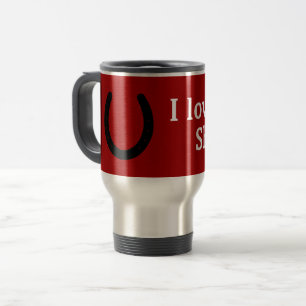 I Love My Shire Horse Travel Mug