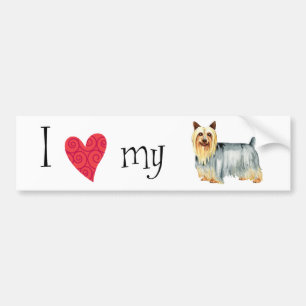 I Love my Silky Terrier Bumper Sticker