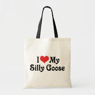 I Love My Silly Goose Tote Bag