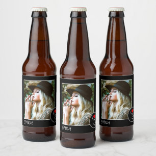 I Love My Sis Custom Photo – Personalised Beer Bottle Label