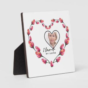 I Love My SISTER - Best Friend Personalised Gift Plaque