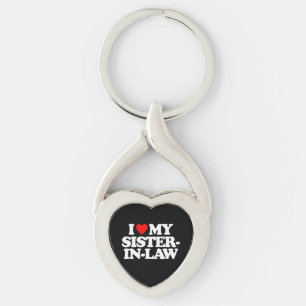 I LOVE MY SISTER-IN-LAW KEY RING