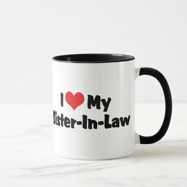 I Love My Sister-In-Law Mug (Right)